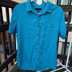 Aeropostale Turquoise Blue Men's Shirt